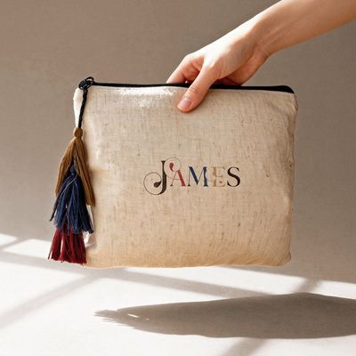 Producto Neceser Cáñamo 200 gr/m² con Borlas