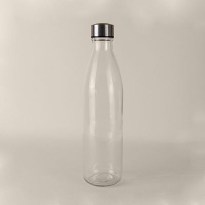 Producto Botella Cristal 1L Tapa Acero Inox