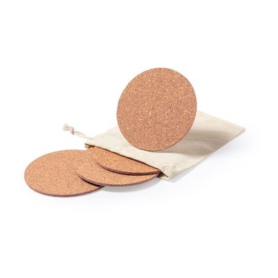 Producto Set de 4 Posavasos de Corcho