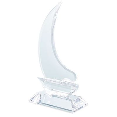 Producto Cristal Barco Vela con Base
