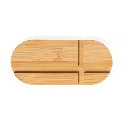 Producto Soporte de Bambú para Móvil y Tablet