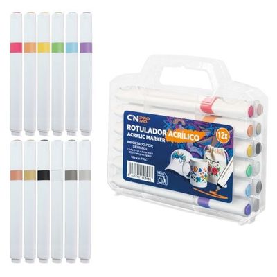 Producto Set de 12 rotuladores acrílicos