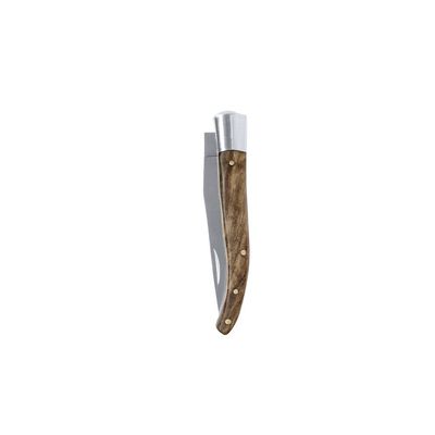 Producto Navaja de acero inox con mango ergonómico de madera