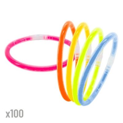 Producto Pack 120 Pulseras Luminosas Neón