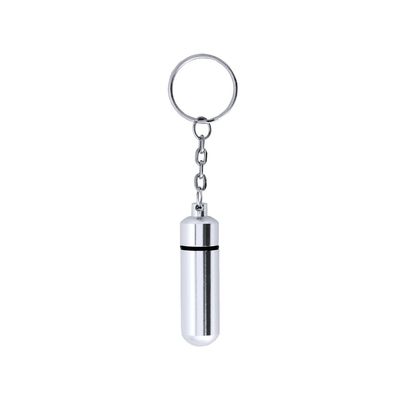 Producto Llavero pastillero discreto de aluminio