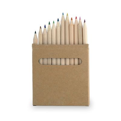 Producto Caja de 12 lápices de color en cartón natural