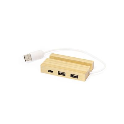 Producto Puerto USB de bambú