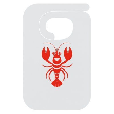 Producto Babero adulto con impresión de bogavante