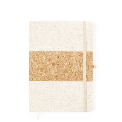 Producto Bloc de notas con tapas de corcho y lino
