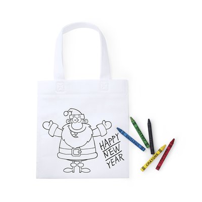 Producto Bolsa non woven motivo navideño con 5 ceras
