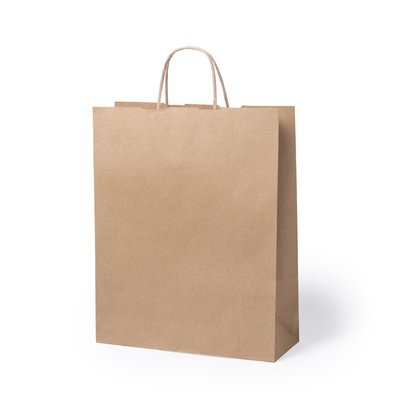 Producto Bolsa de papel reciclable con asas cortas