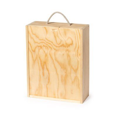 Producto Caja de Madera para 2 Botellas