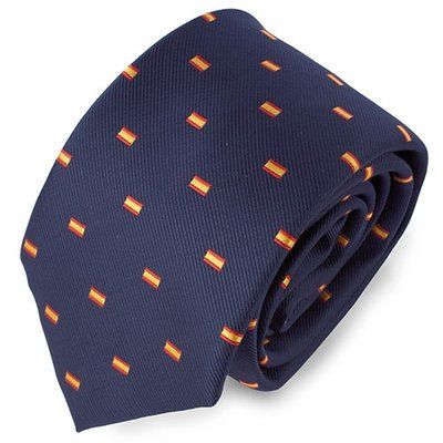 Producto Corbata Bandera España Marino