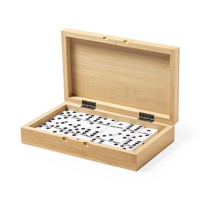 Producto Dominó 28 pcs. Melamina y Estuche Bambú