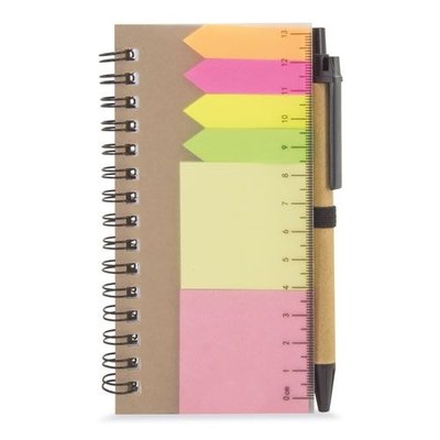 Producto Libreta con Regla, Marcadores y Bolígrafo
