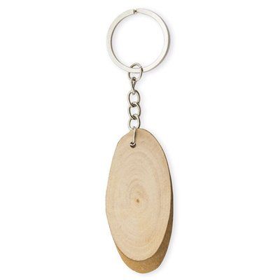 Producto Llavero corte de Madera Natural