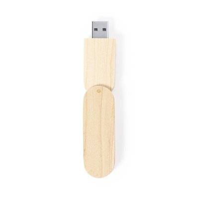 Producto Memoria USB giratoria de madera