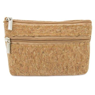 Producto Monedero Corcho con Doble Cremallera