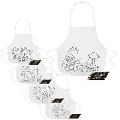 Producto Pack 5 Delantales Infantiles para Colorear