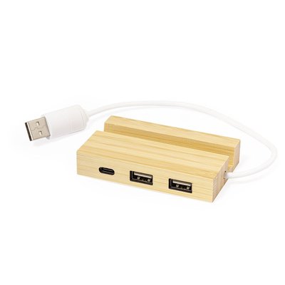 Producto Puerto USB de bambú
