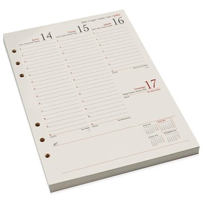 Producto Recambio Semana Vista Multilingüe