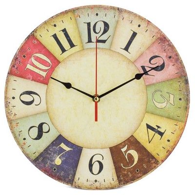 Producto Reloj Vintage MDF Multicolor