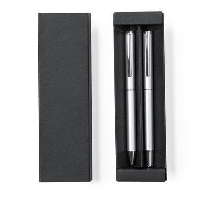 Producto Set bolígrafo y roller aluminio reciclado