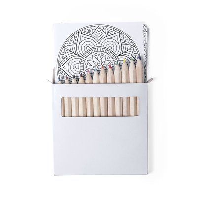 Producto Set de lápices y láminas con mandalas para colorear