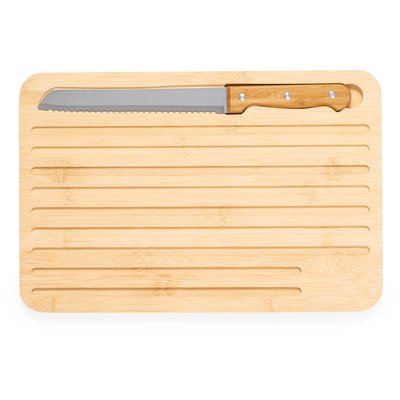 Producto Tabla de Bambú para Cocina con Cuchillo