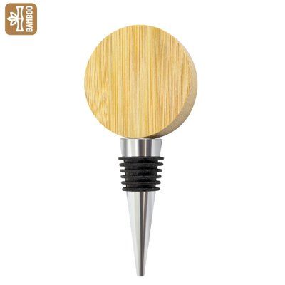 Producto Tapón abridor imantado de bambú y metal
