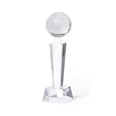 Producto Trofeo Mundo Cristal con Base