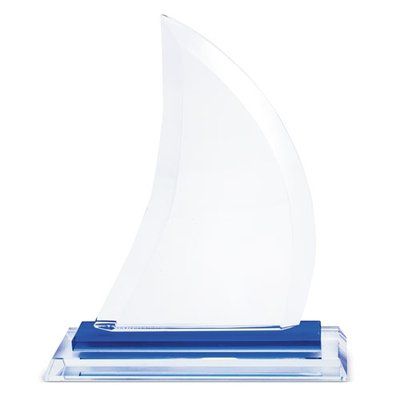 Producto Trofeo Vela de Cristal en Estuche