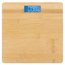 Producto Báscula Bambú LCD Azul 180Kg y Temperatura