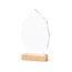 Producto Placa Conmemorativa de Cristal en Base de Madera
