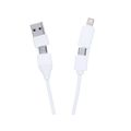 Puerto USB cargador aluminio reciclado