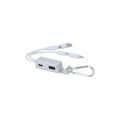 Puerto USB cargador aluminio reciclado