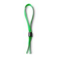 Pulsera ajustable de poliéster con cierre de seguridad Verde Helecho