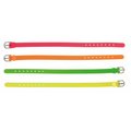 Pulsera de plástico ajustable con mini hebilla de cinturón