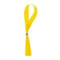 Pulsera de poliéster ajustable Amarillo Talla Única Adulto