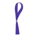 Pulsera de poliéster ajustable Morado Talla Única Adulto
