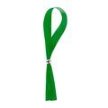 Pulsera de poliéster ajustable Verde Helecho