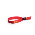 Pulsera de raso con cierre de seguridad