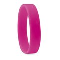 Pulsera de silicona personalizada Fucsia