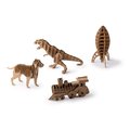 Puzzle 3D de cartón kraft