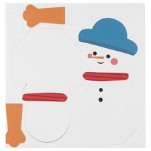 Puzzle 3D de cartón Navidad