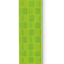 Pulsera Reflectante Neón Interior Terciopelo Amarillo