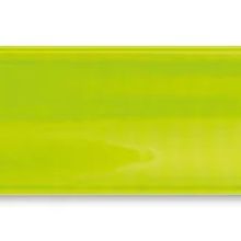 Pulsera reflectante personalizada (30 cm) Amarillo