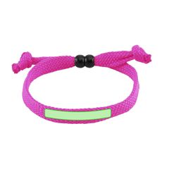 Pulsera Ajustable de Poliéster | En el cuerpo de la pulsera | 40 x 5
