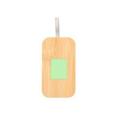 Puerto USB soporte móvil bambú dual 3 puertos | Area 1 | 25 x 20