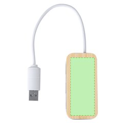 Puerto USB con Tipo C Aluminio y Bambú | Area 1 | 70 x 30